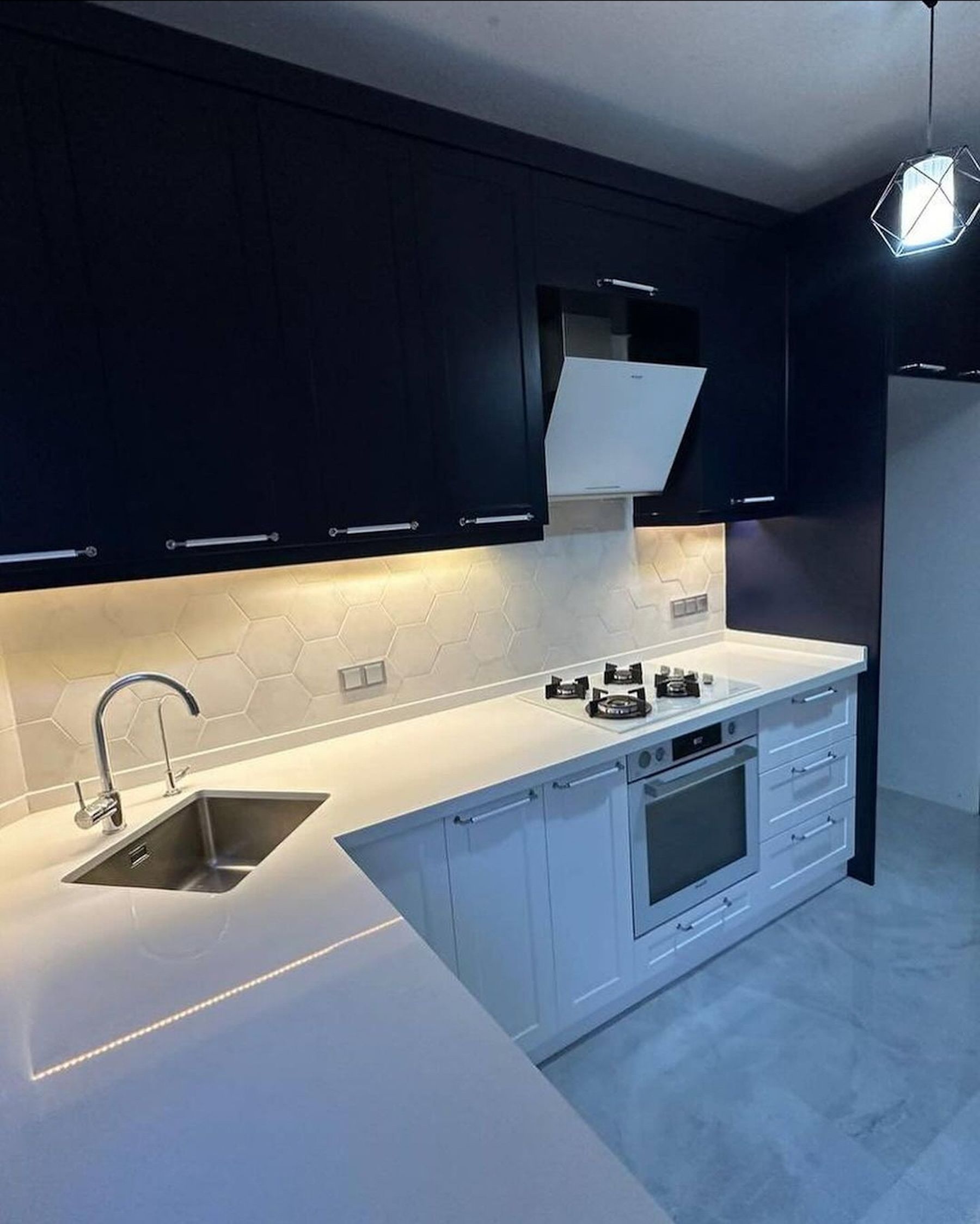 A closer look at Scandinavian Apartments With High-End Granite Countertops